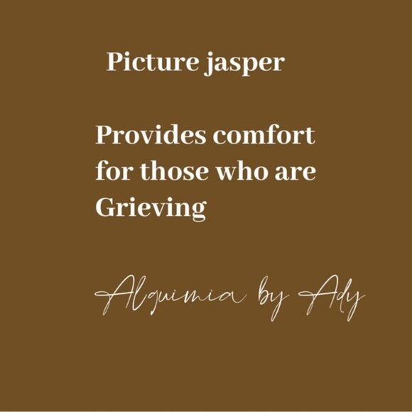 Picture Jasper super dainty beaded ring with selenite - Picture 4 of 6